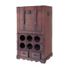 Songmics Henry LSC80BX industriálny štýl hnedá