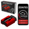Sada pre motocykle Zontes, program SDPROG, OBD2 skener, diagnostický nástroj
