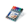 STAEDTLER Lumocolor 350 permanentný popisovač - 6 ks - rôzne farby - v obale