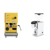 Profitec GO, yellow + Rocket Espresso FAUSTINO 3.1, chrome