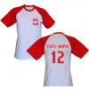 Základná lopta B&C Tirlk Short Raleve 122-128 (Poľský tím T -shirt pre podporovateľa podporovateľa)