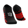 Compressport ponožky No Show Socks Black/Red