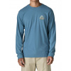 Mikina bez kapucne Patagonia L/S Great Waves Responsibili-Tee - shore blue