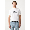 Karl Lagerfeld tričko pánske bavlnené 500235.755780 biela XL