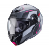 Helma na moto Caberg Duke Evo Move matt gun metal/black/fuchsia vel.S