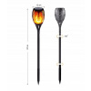 Solárne svietidlá - Solárna lampa LED záhradná horáka Flame 79cm (Solárne svietidlá - Solárna lampa LED záhradná horáka Flame 79cm)