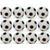 Futbalové lopty sada loptičiek 12 kusov (Nový herný futbalový futbalový stôl Trambambula)