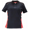 Knoxfield Knoxfield Lady Dámska polokošeľa 03050047 antracit/červená L