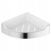 AQUALINE SB109 Samba rohová polica do sprchy, 21,8 x 6,3 x 21,8 cm, leštená nehrdzavejúca oceľ