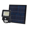 Solárny LED reflektor s detektorom pohybu, 30W, Studená biela, 2100lm