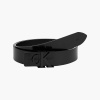 Calvin Klein dámsky lesklý čierny opasok K60K607610 95