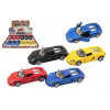 Teddies Auto Kinsmart Porsche Carrera GT 12,5cm kov / plast 4 farby na spätné natiahnutie 12ks v boxe 1:36