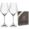 Poháre na víno 470ml Srdce 25260 Crystals (2KS) (1281)