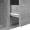 vidaXL TV stolíky 2 ks sivý dub sonoma 60x31x25,5 cm spracované drevo - Sivá - 253007-268646