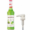 Barmanský sirup MONIN Green Apple ZELENÉ JABLKO 700 ml + Pumpička