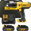 DEWALT 18V XR Aku vŕtačka s príklepom, 2x 1,3 Ah DCD776C2-QW