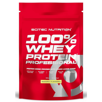 Scitec Nutrition Scitec 100% Whey Protein Professional 500 g - jahoda/biela čokoláda