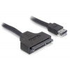 DeLOCK - Kabel Power Over eSATA - 11 pin USB/eSATA (5/12 V) (M) do SATA combo (F) - 50 cm 84402 84402