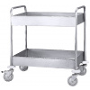 Transportní vozík z nerezové oceli 800x550x920 mm | CONTACTO, 8104/002 inox