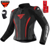 Bunda SHIMA MIURA 2.0 BLACK/RED červená