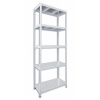 Kovový regál do garáže Biedrax 50 x 120 x 240 cm, biely - 5 políc pozink
