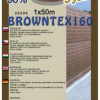 Trebor Sieť tieniaca Browntex 1x50m hnedá 20314