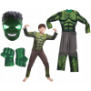 Kostým zamaskuje Hulk Mask LED rukavice 110/116 (Kostým maskuje rukavice mutantnej masky Hulk122/128)