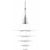 Závesná lampa Enigma 54,5 cm hliník