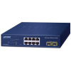 Planet GS-2210-8T2S WEBsmart L2 switch, 8x1Gb, 2x1Gb SFP, QoS