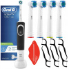 ELEKTRICKÁ ZUBNÁ KEFKA ORAL-B VITALITY BLACK + NÁHRADNÉ HLAVICE DOPLNKY
