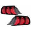 KITT Full LED Taillights suitable for Ford Mustang VI S550 (2015-2019) Red with Dynamic Sequential Turning Lights