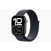 Apple Watch Series 10 46 mm Cellular klavírne čierny hliník s atramentovo fialovým prevliekacím remienkom MWY53QC/A
