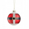Sklenená vianočná gula SANTA'S BELLY VILLA ITALIA