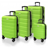 AVANCEA Sada cestovných kufrov DE2708 Bright green XSML 29l, 39l, 69l, 102l