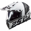 Prilba LS2 MX436 Pioneer Evo Evolve White Black XL (Prilba LS2 MX436 Pioneer Evo Evolve White Black XL)