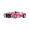 Dashi Flamingo Cat Collar - obojok pre mačky, farebný, vzor plameniaka