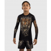 Detský Rashguard hránič VENUM Tiger s dlhým rukávom - čierny/oranžový