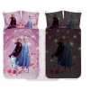 Detské obliečky do postieľky 100x135 FROZEN purple - svietiace