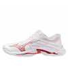 MIZUNO WAVE LIGHTNING ELITE W (42,5) Dámske Halové Topánky Biele