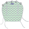 Dooky Slnečná clona na kočík Mint Grey Chevron