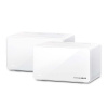 TP-LINK Mercusys Halo H90X (2-pack) Dvojpásmový (2,4 ghz/5 ghz) Wi-Fi 6 (802.11ax) Biela Vnútorný (Halo H90X(2-pack))