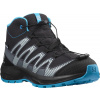 Salomon XA Pro V8 Mid CSWP J 413449 black/monument dětské vyšší nepromokavé trekové boty - 33 EUR