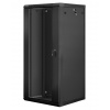 Lanberg WF01-6627-10B rack 27U Nástěnný regál Černá