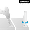 Noha nábytku Wagner Wood Classic O 3 cm - 5,7 cm Délka 16 cm Buk Stříbrná FSC®