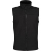 REGATTA PROFESSIONAL FLUX TRA 788 / Pánska 2-vrstvová softshellová vesta - black 4XL