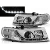 SEAT LEON / TOLEDO 99-04 - predné chrom svetlá s LED svietením