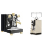 Lelit Bianca PL162T V3, black + Eureka Mignon Specialita, CR cream