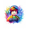 CUKROVÁ TLAČ jedlý obrázok na tortu Cukrová hmota HRÁČ GAMER KONZOLA Postavy