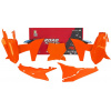 sada plastov KTM, RTECH (neon oranžovo-čierna, 6 dielov)