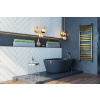 Regnis LOX, vykurovacie teleso 530x1190mm so stredovým pripojením 50mm, 698W, zlatá, LOX120/50/D5/GOLD